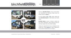 Desktop Screenshot of birchfieldclassics.co.uk